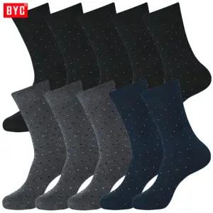 BYC도트패턴신사용장목패션양말10켤레SMS1161