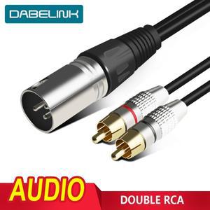 XLR-RCA 케이블 RCA 수-XLR 3 핀 캐논 암 오디오 비디오 (앰프 믹싱 플러그 1m 1.5m 2m 3m 5m 8m)