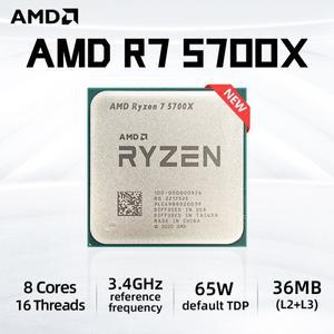 기능 AMD R7 5700X Ryzen 7 3.4GHz 8코어 16스레드 CPU 프로세서 7NM L3=32M 100- 000000926 소켓 AM4