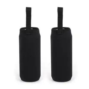 보온병파우치 네오프렌 물병 파우치 2P세트 1500ml 블랙 보틀 물병 보냉 주머니 보온