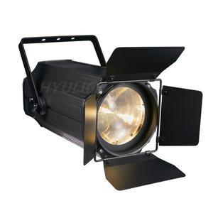 LED 줌 파 조명 200W COB 5-50도 빔&워시 따뜻한 백색&차가운 백색 2in1 3200K-7500K 디밍 무대 DJ 스트로