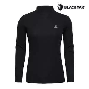 [블랙야크] 여성 마칼루 터틀넥티 1BYTSW4519_BK