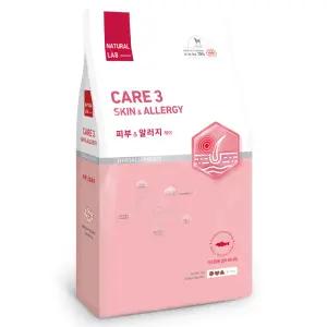 네츄럴랩 케어3 강아지사료 피부&알러지 9kg