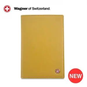 SwissWagner 소가죽 여권지갑 골드옐로우