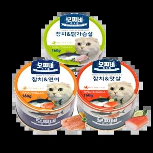[모찌네] 고양이캔 츄릅 160gx24개입 대용량 3종 모음전
