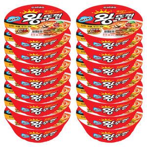 팔도 미니왕뚜껑, 80g, 16개