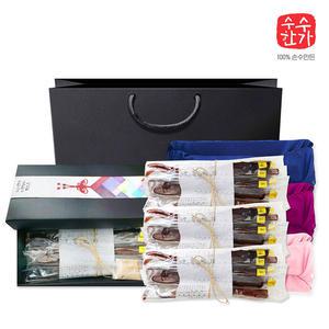 선물세트 도라지정과500g+콩고물+케이스+선물띠