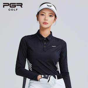 PGR골프 파크골프웨어 여성 긴팔 카라 티셔츠 GT-4236 옷 티 웨어 여자