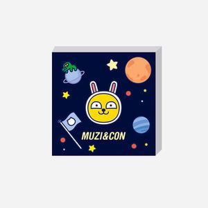 DIY 보석십자수 카카오프렌즈 우주모험 무지와 콘 25x25cm 캔퍼스 액자형 비즈