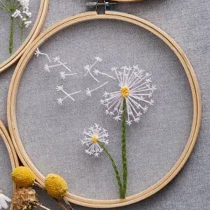DIY 프랑스자수 패키지(민들레)/취미자수