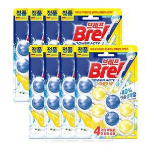 브레프 파워 액티브 스파클링 레몬 2P X8개 브리프 자동 변기 소변기 세정제 방향제