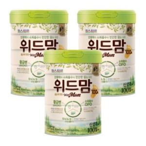 파스퇴르 바른목장 위드맘 100일 750g 3캔