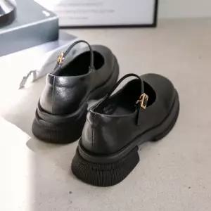 (더블몰드창) 허니잼 통굽 메리제인슈즈(4.5cm)