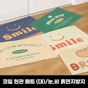 코일 베란다 현관 발매트(대) / 눈,비 흙먼지 방지