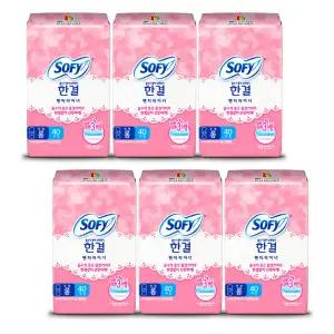 바디피트 한결 팬티라이너 롱(무향) 40P x 6개 쏘피
