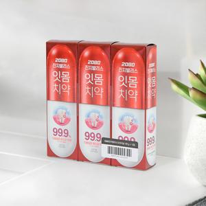 2080 K 진지발리스 오리지널 치약 120g 3입
