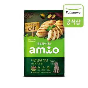 풀무원아미오 자연담은식단 캣 바르게기른닭 6.4kg x 1개