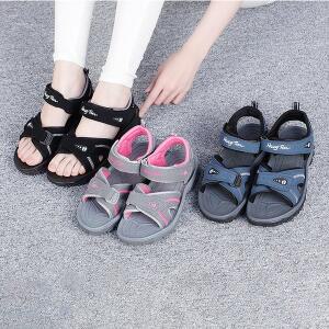 [디아]행텐 국산 여성 크로스 찍찍이 벨크로 스포츠 쿠션 샌들 3cm