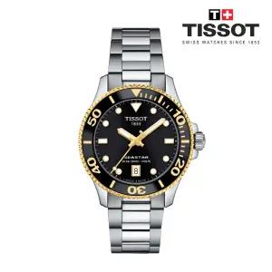 [롯데백화점]티쏘 SEASTAR 씨스타 1000 36mm 블랙 T120.210.21.051.00