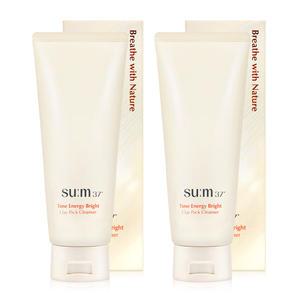 숨37도 타임 에너지 브라이트 클레이 팩 클렌저 150ml x 2개