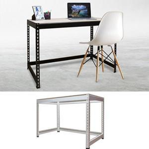 [텐바이텐]폴던스랙 조립식 철제 책상 1단 W 1200 D 700 코팅상판