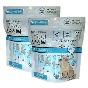 젠틀프라이스 고양이 건강관리 냥스틱 30p x 2개세트