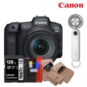 (캐논천국) 정품 R5 Mark II+RF 24-105mm F4L IS + 권장 고배속메모리 UHS-II 128GB+LCD보호필름+고급포켓융+포토리뷰 포터블팬+최신새제품보유/빛발송