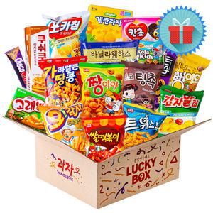 럭키 종합과자 선물박스 2호 과자선물세트 간식꾸러미 사무실 회사 학교 학원 단체 행사