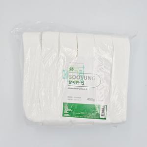 수성 탈지면 절단솜 4cm x 4cm 450g / 절단솜 소독솜 미용솜 사각솜 코튼볼 탈지면 깍두기