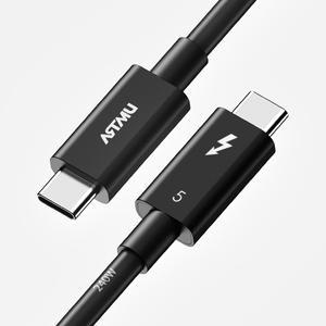 인텔 인증 썬더볼트5 240W 80Gbps 120Gbps 케이블 1m