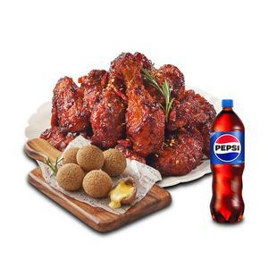 (멕시카나) 땡초치킨+더블치즈볼+콜라1.25L
