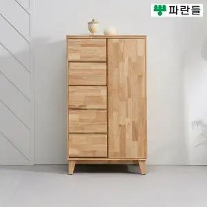 [착불배송] 파란들가구 800 네츄럴 고무나무원목 듀오옷장 원목옷장