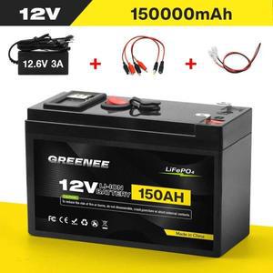 호환 태양열, 어군탐지기, 파워 휠, 조명용 12V 150Ah 리튬 LiFePO4 딥 사이클 충전식 철 인산염 배터리 40