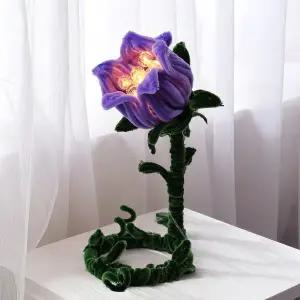 모루 꽃 무드등 만들기 DIY 키트 모루철사 플라워 스탠드 조명 인테리어소품