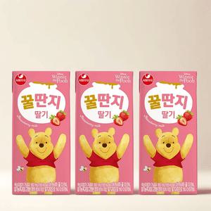서울우유 꿀단지딸기 우유 어린이집 유치원 간식 180ML 24개
