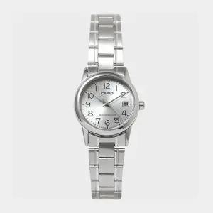 CASIO 카시오 LTP-V002D-7B 여성 메탈밴드 심플 손목시계