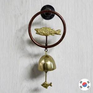액막이 명태 황동주물 현관문종/풍경종/도어벨 HDB-1206