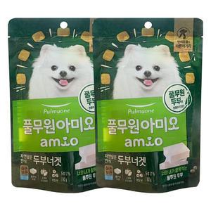 풀무원 아미오 자연담은 간식 두부너겟 80g 2개 / 강아지간식