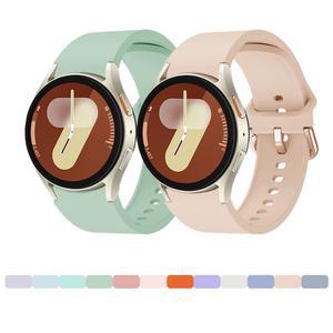 갤럭시 시계 7 용 시계 밴드 40mm 스포츠 컬러 버클 스트랩 갤럭시 시계 4 5 6 5 와인 레드 액세서리에