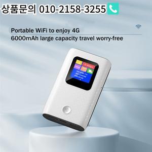 A49T 4G LTE 라우터 6000MAh 전원 은행 휴대용 무선 WiFi 핫스팟 150Mbps 어댑터