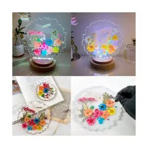 압화공예 키트 압화 레진아트 무드등 만들기 diy 재료 중학생 노인 성인 취미 프로그램