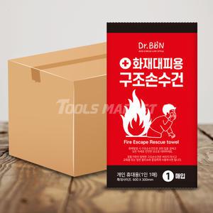 닥터비비앤 화재대피용 구조 손수건 100매 1박스