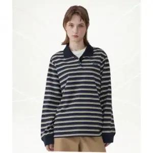 COVERNAT 커버낫 WOMAN 우먼 스트라이프 럭비 롱 티셔츠 Navy CO2501LT73NA 1080584