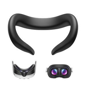 EaJ KIWI 디자인 F3 실리콘 페이스 인터페이스 메타/오큘러스 퀘스트 3 땀 방지 VR 커버 액세서리 3S용이 아님