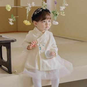 [연투] 리틀티니 25가을 이화한복 돌아기옷 6개월 12개월 24개월 여아 한복원피스