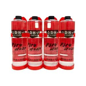 한국소방자재 투척용 소화기 600ml 4개입 1SET 화이어매직