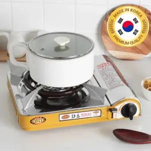 [국산 회오리 불꽃] 신화 휴대용 고화력 가스버너 가정용 업소용 캠핑용 화로 5000