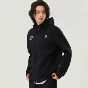 [롯데백화점]르꼬끄 [정상가 159000원] 공용 이중지 후드 트랙탑 QP123GFT12_BLK