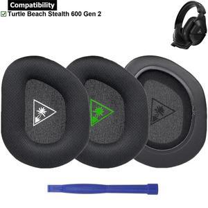 Turtle Beach Stealth 600 Gen 2 무선 게이밍 헤드셋 헤드폰 용 1쌍 교체 이어 패드 쿠션 머프
