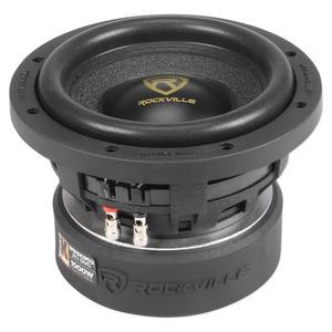 로크빌 W65K9D2 6.5인치 1000W 피크 카 오디오 서브우퍼 듀얼 2옴 서브 250W RMS CEA 등급